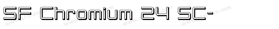 SF Chromium 24 SC字体转换